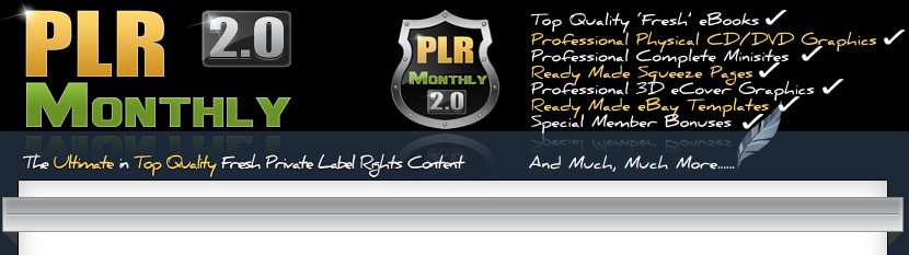 PLR Private Label Rights Monthly